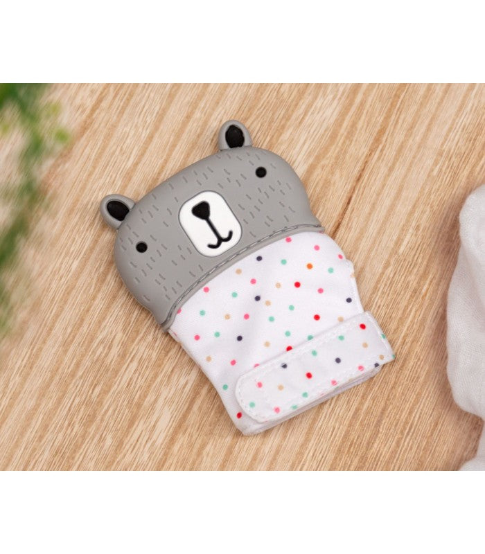 Luva de dentição de urso Kiokids