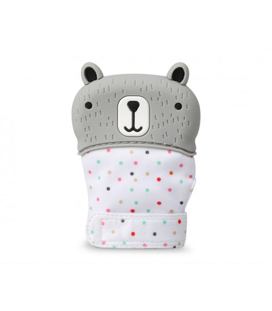 Luva de dentição de urso Kiokids