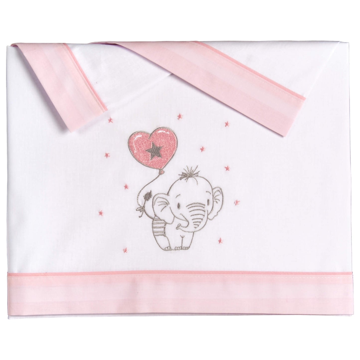 Juego de Sábanas Franela Cuna Elefantino de Pekebaby