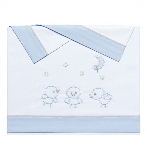 Conjunto de folhas de flanela para carro Pekebaby Chicks