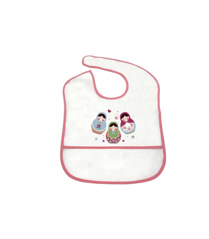 Conjunto de 2 babadores Olmitos Matrioska