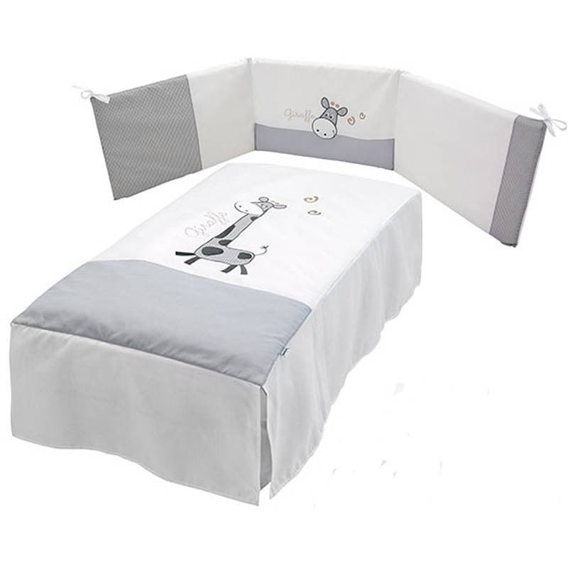 Pack Berço + Banheira + Edredão Branco e Protetor de Lençois da Micuna