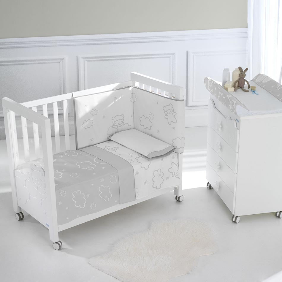 Dolce Luce Berço + Edredom + Pacote Poupança Banheira Micuna