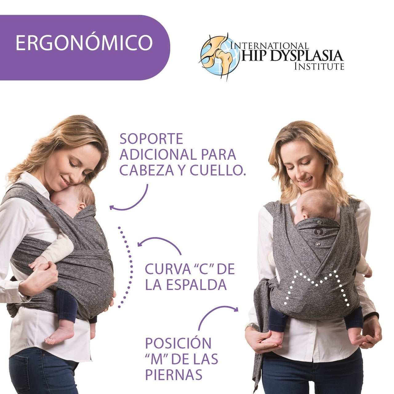 Fular Portabebé  Boppy ComfyFit de Chicco