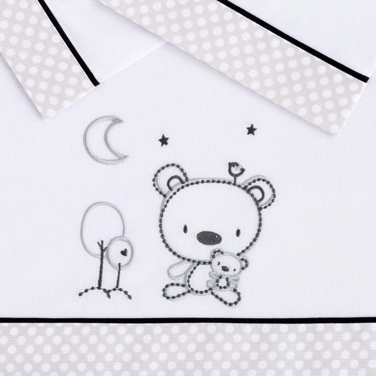 JUEGO SÁBANAS MINICUNA ALGODÓN CHIOSSO Pekebaby