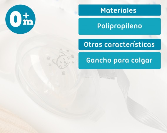 Portachupetes Gatito Kiokids