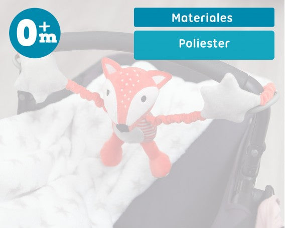 Peluche Decorativo De Zorrito Para Carrito Y Cuna Kiokids