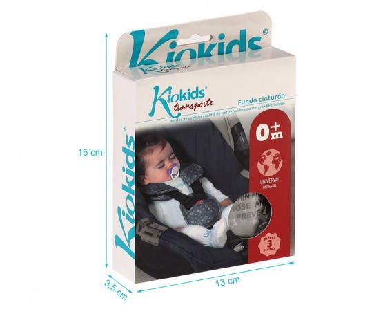 Protector Cinturón Gris Con Estrellitas De Kiokids