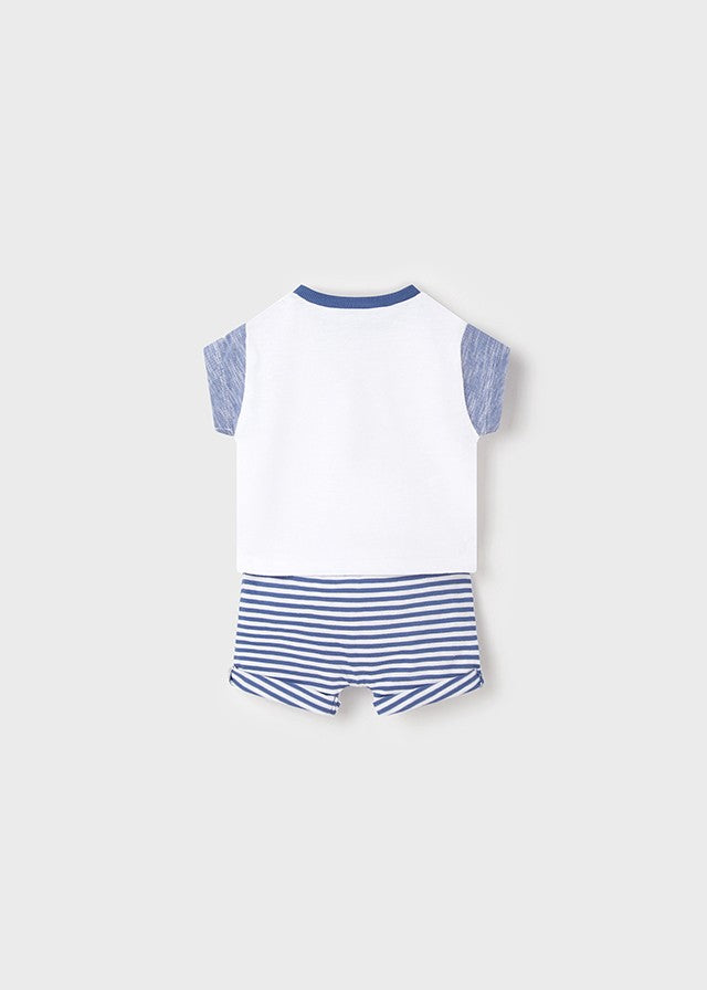 Conjunto curto de malha de 2 peças ECOFRIENDS by Mayoral Boy's Robot