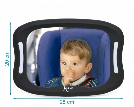 Espejo Retrovisor Con Led Y Control Remoto De Kiokids