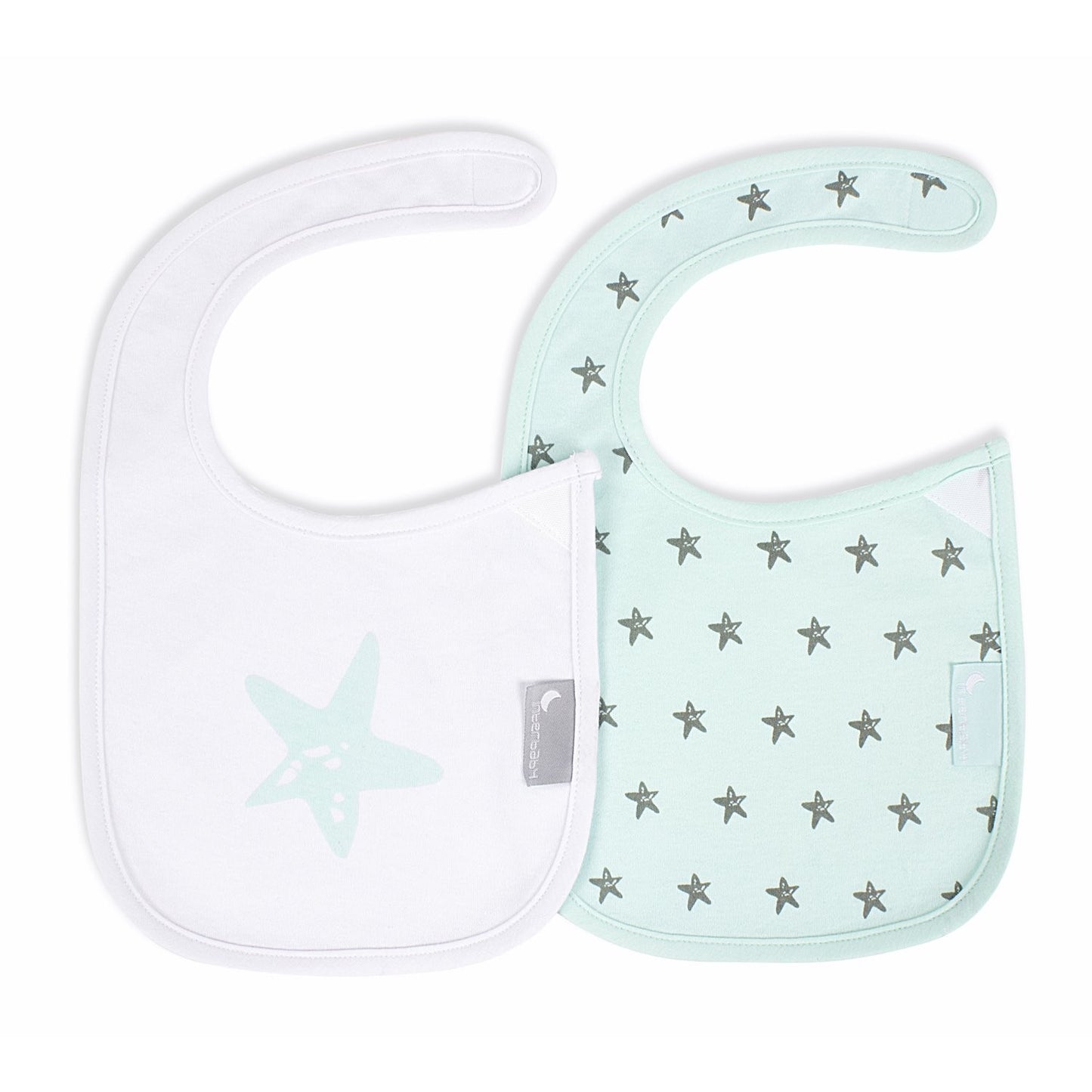 Set 2 baberos T 0M Star de Interbaby