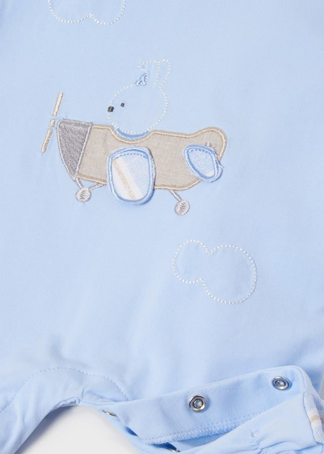 Pelele largo punto ECOFRIENDS conejito nubes