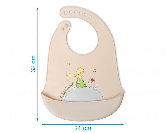 Babero Silicona Enrollable Le Petit Prince de Kiokids
