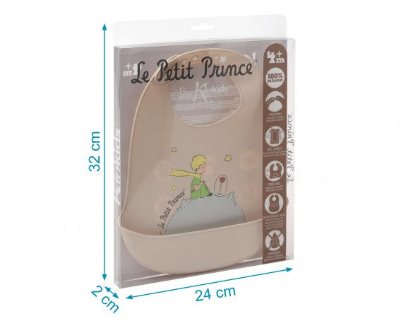 Babero Silicona Enrollable Le Petit Prince de Kiokids