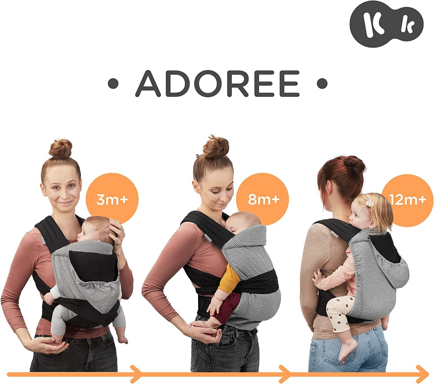 Porta-bebês ergonômico Kinderkraft Adoree
