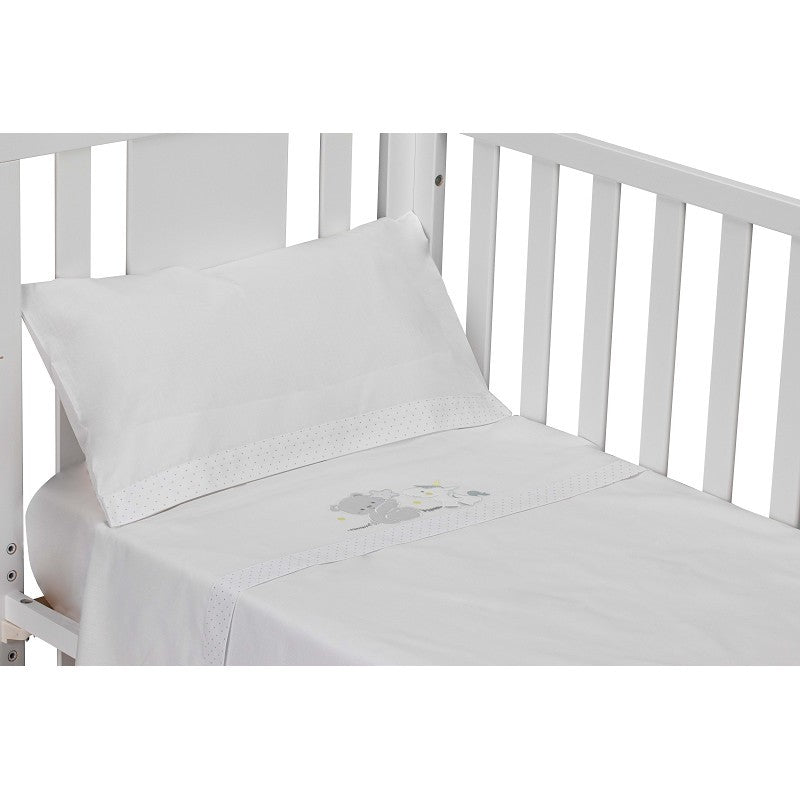 Juego de Sábanas Maxicuna Algodón Osito/Unicornio de Interbaby