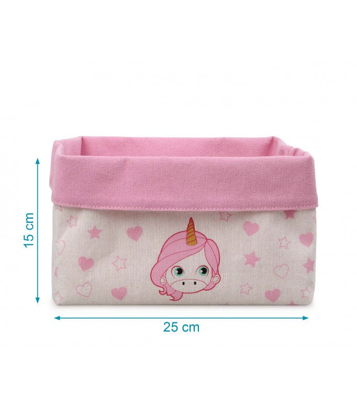 Cesta Organizadora Unicórnio Kiokids