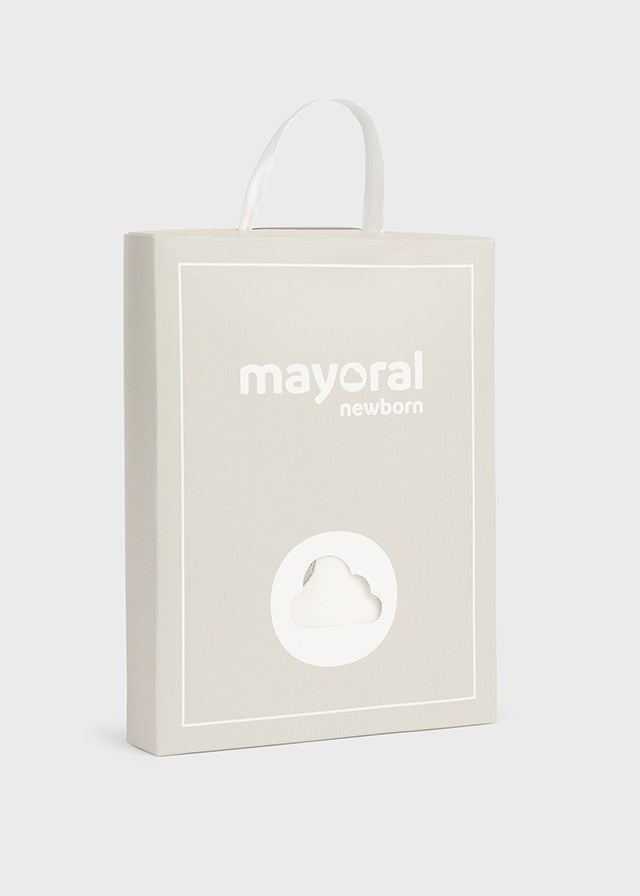 Pijama de Punto Aterciopelado Amiguitos Oso y Conejito de Mayoral