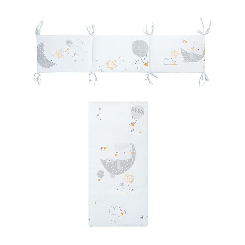 Edredão com protetor de berço 60x120 Volare da Bimbidreams