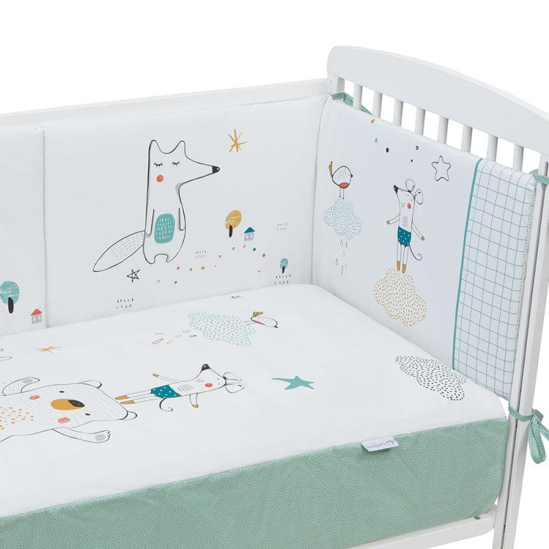 Edredón + Protector Cuna 120x160 Amigos de Bimbidreams