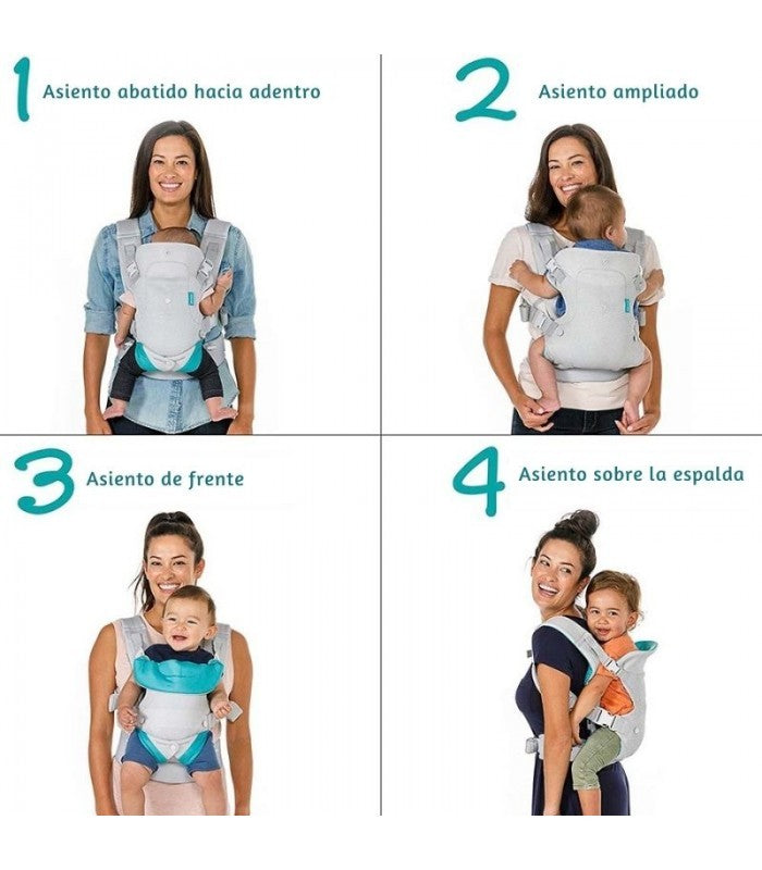 Portabebés Flip Ergo 4 en 1 Convertible de Infantino