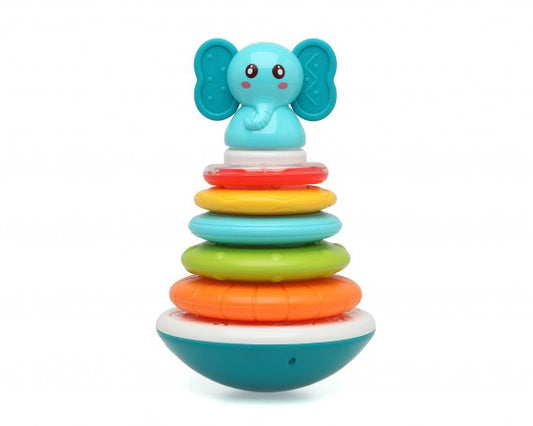 Juguete Tentesio Elefante Con Aros Encajables y Múscia de Kiokids