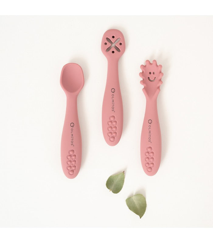 Set Cubiertos de Aprendizaje Silicona de Olmitos