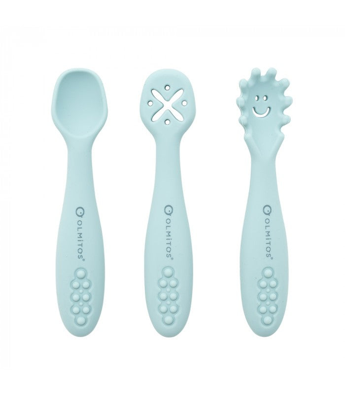 Set Cubiertos de Aprendizaje Silicona de Olmitos
