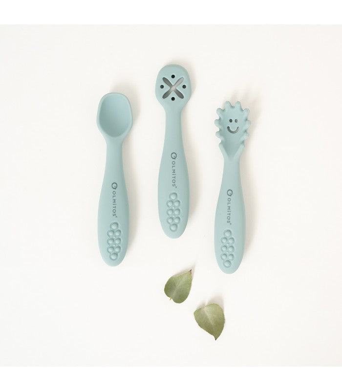 Set Cubiertos de Aprendizaje Silicona de Olmitos