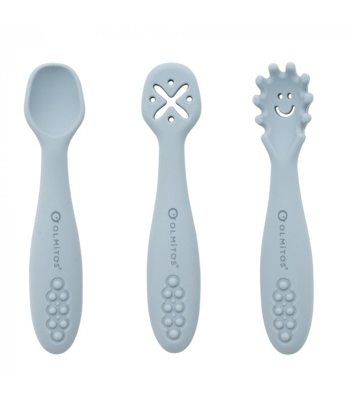 Set Cubiertos de Aprendizaje Silicona de Olmitos