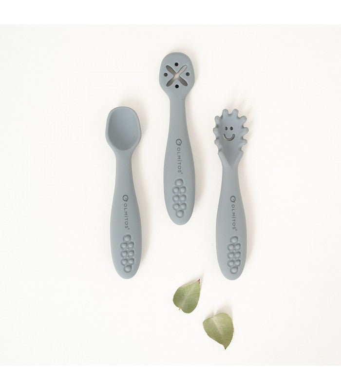 Set Cubiertos de Aprendizaje Silicona de Olmitos