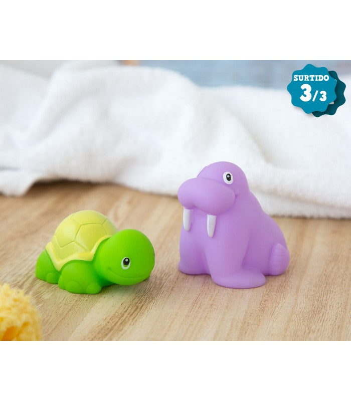 Set de 2 Muñecos De Vinilo Antimoho Para El Baño De Kiokids