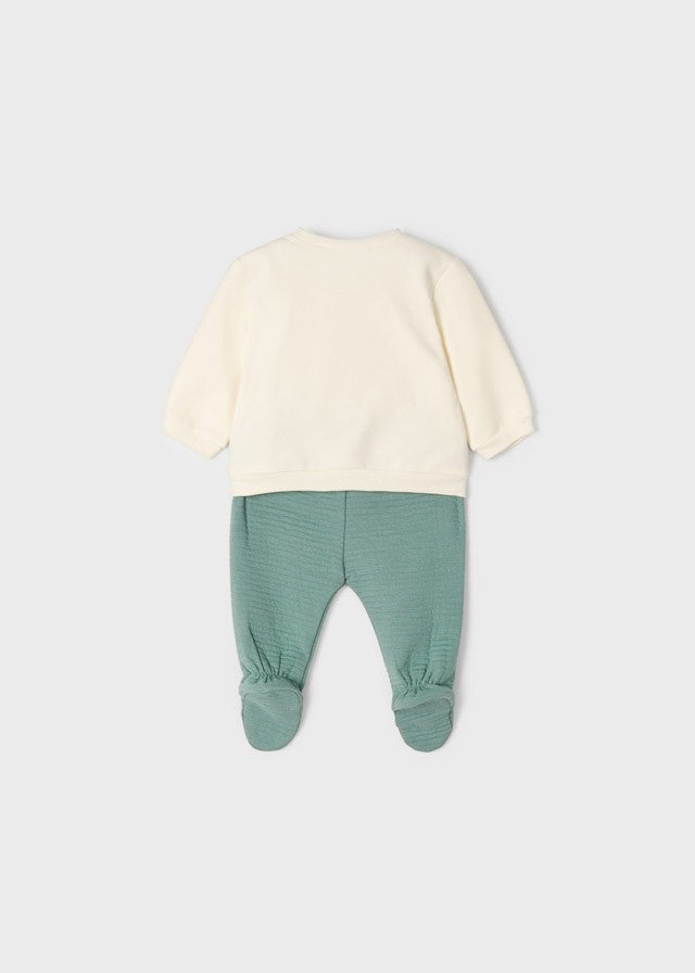 Conjunto polaina acolchado para recién nacido ECOFRIENDS Conejito/Osito de Mayoral