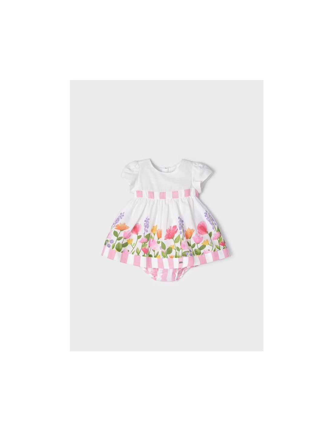 Vestido cenefa con braguita de Mayoral