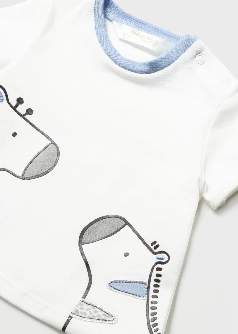 Conjunto de 2 peças de algodão sustentável Giraffes by Mayoral