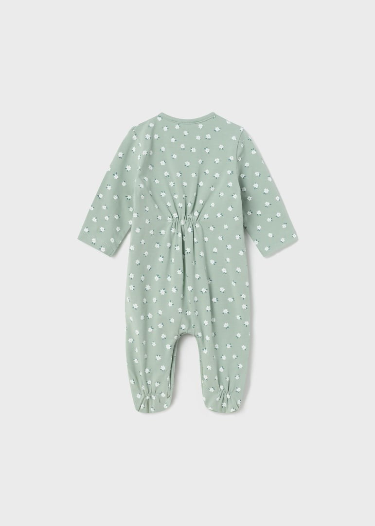 Pelele Flores manga larga de algodón sostenible de Mayoral