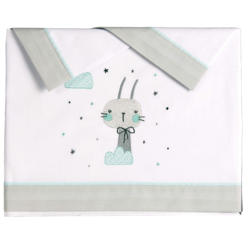 Juego sábanas franela cuna Oh Baby de pekebaby