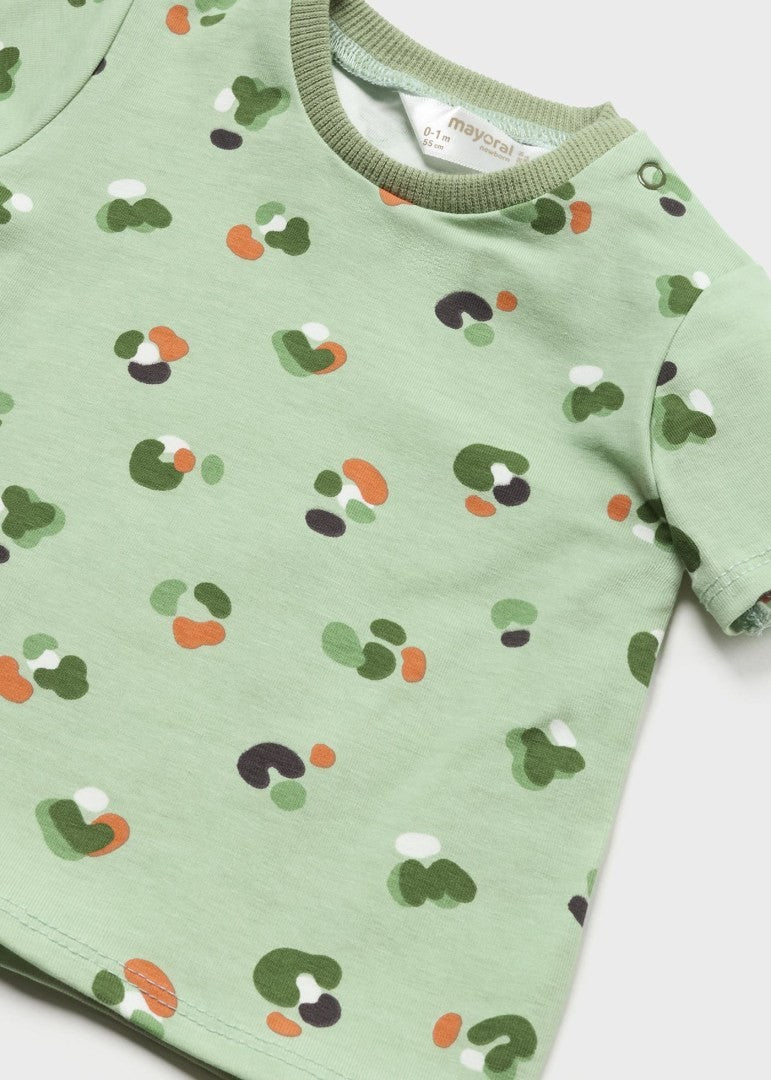 Peto vaquero con camiseta de algodón 1628 de Mayoral