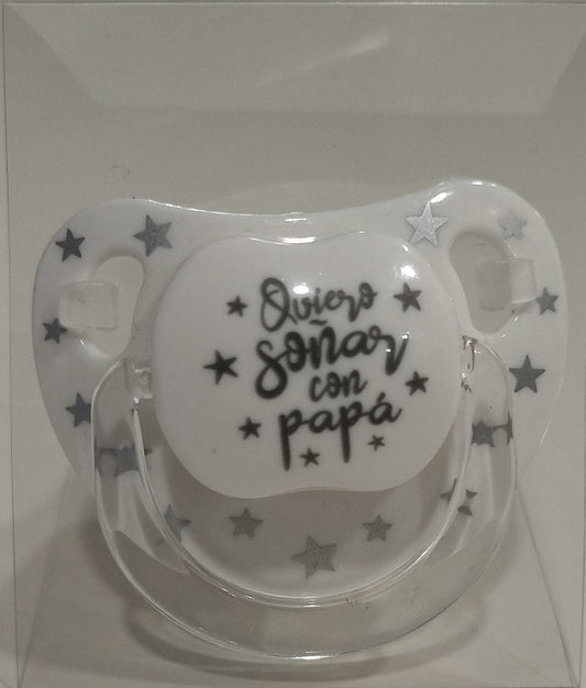 Chupete Divertido Quiero soñar con papá de Mi Pipo