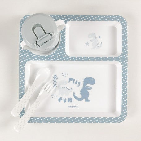 Vajilla 4pcs Dinosaurio de Kikkaboo