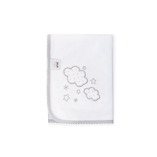 Gasa Bordada 100% algodón Nubes de Interbaby