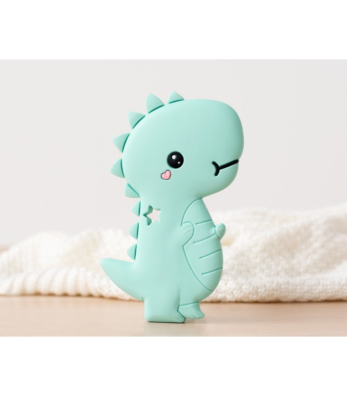Mordedor en forma de Dinosaurio en silicona de Kiokids