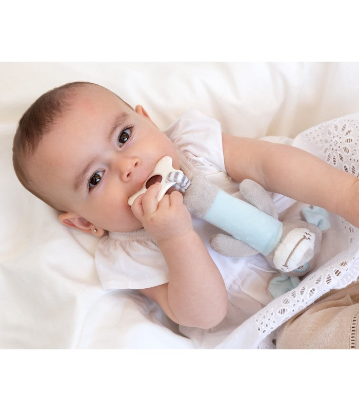 Sonajero mordedor peluche Perrito de Kiokids