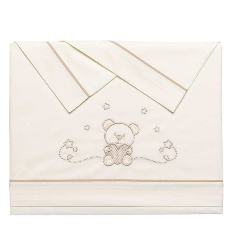 Juego de sábanas cuna algodón Cuore de Pekebaby