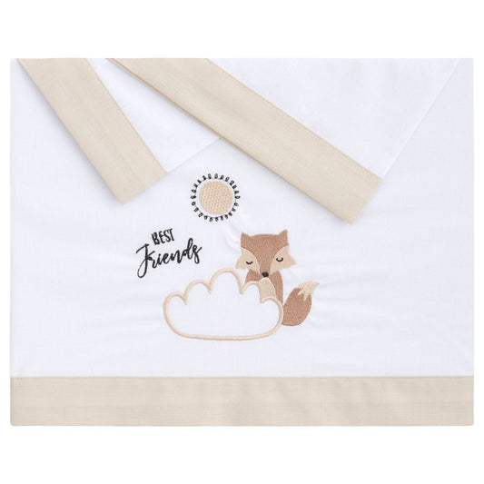 Juego de sábanas Minicuna algodón Best Friends