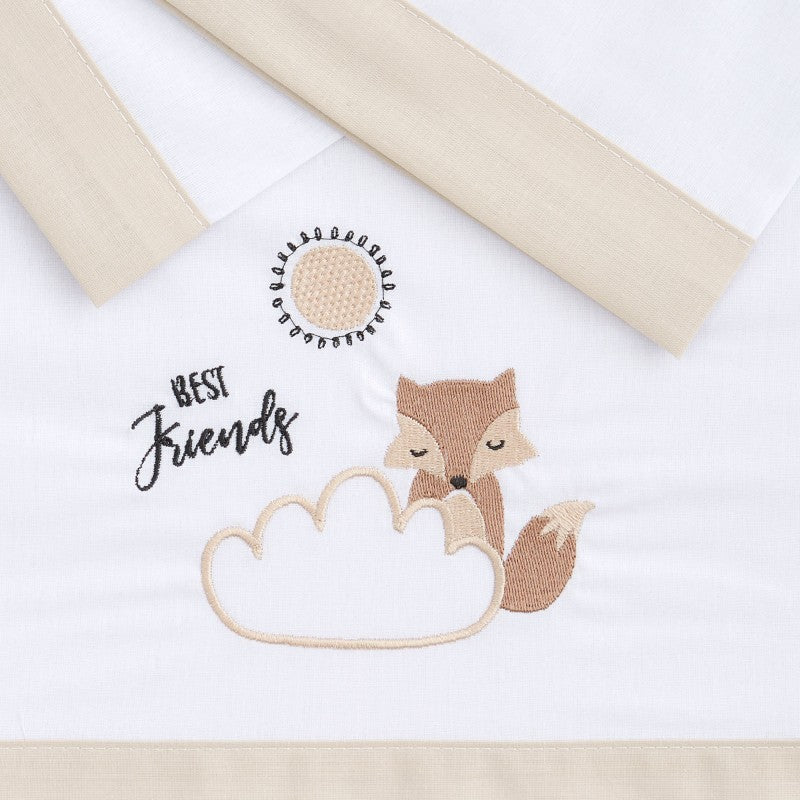 Juego de sábanas Minicuna algodón Best Friends