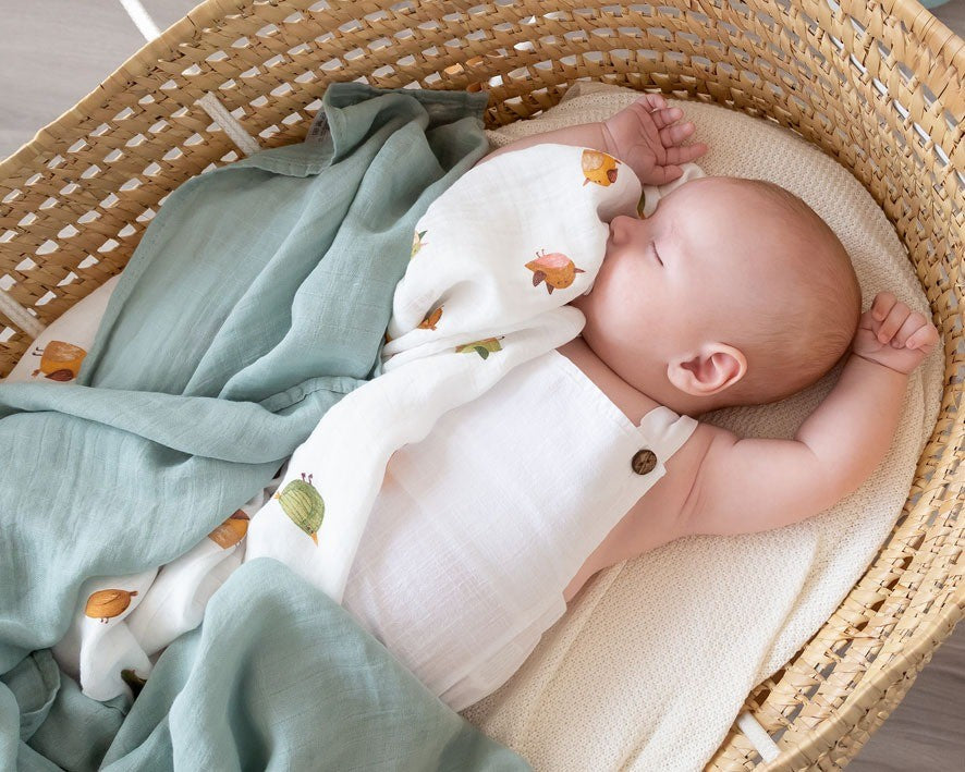 Set 2 Muselinas Pajaritos Bambú de Kiokids