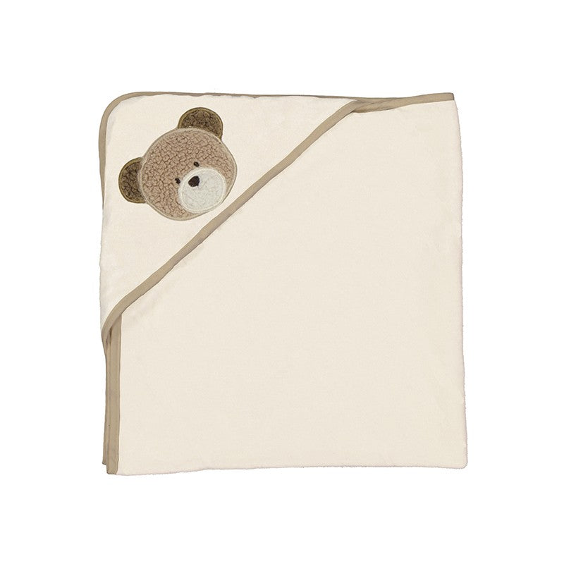 Capa de baño algodón sostenible Carita Animal 9372 de Mayoral