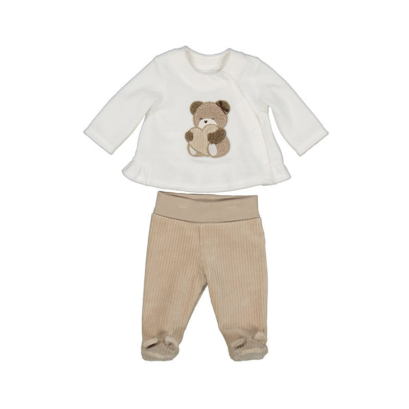 Conjunto de polainas tundose coração urso 2303 Mayoral