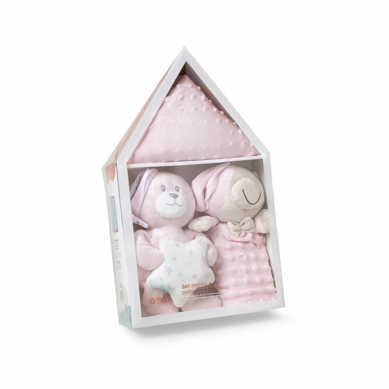Set Casita Manta con Peluche y Dou dou Interbaby
